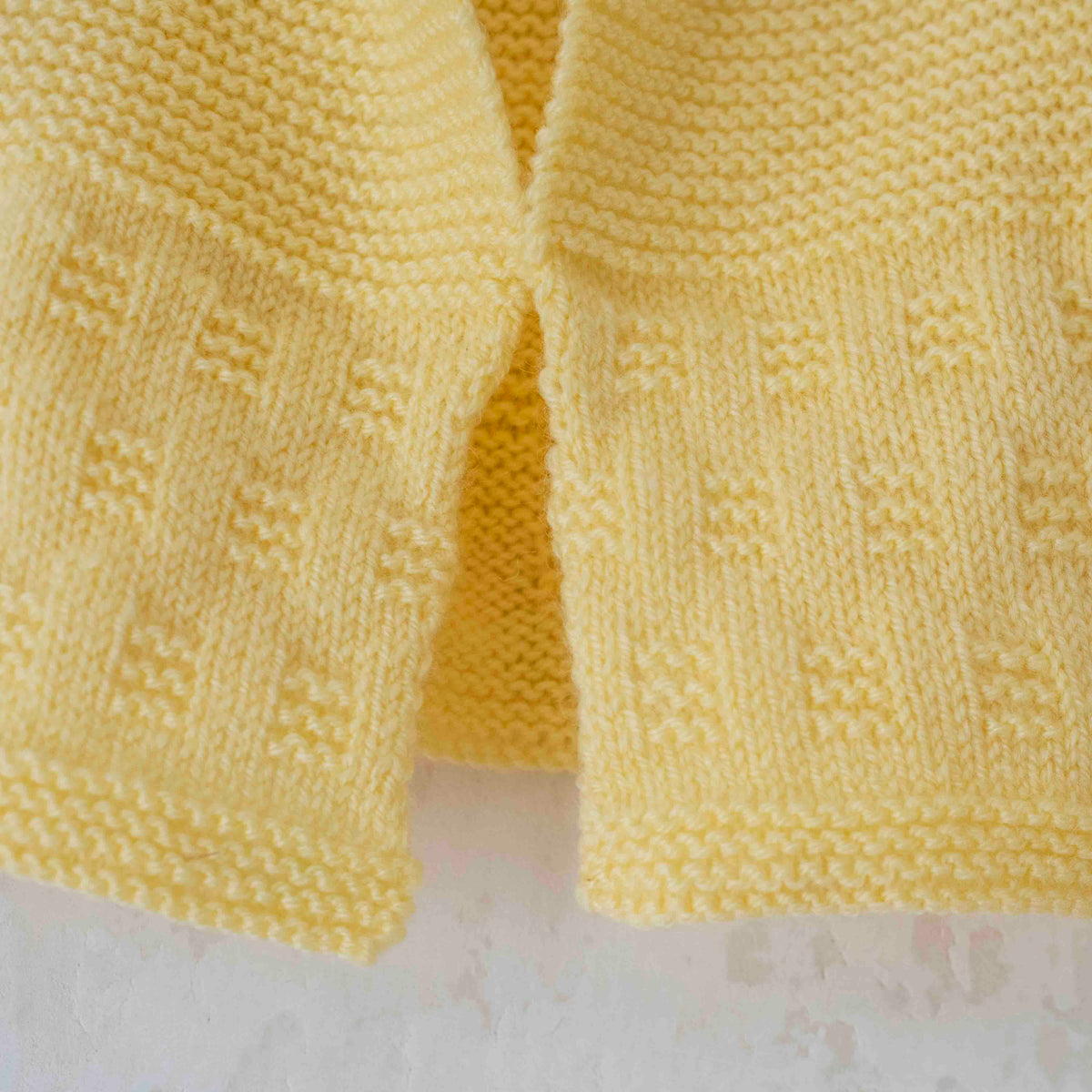 Handmade knitted yellow top | 3-6 months