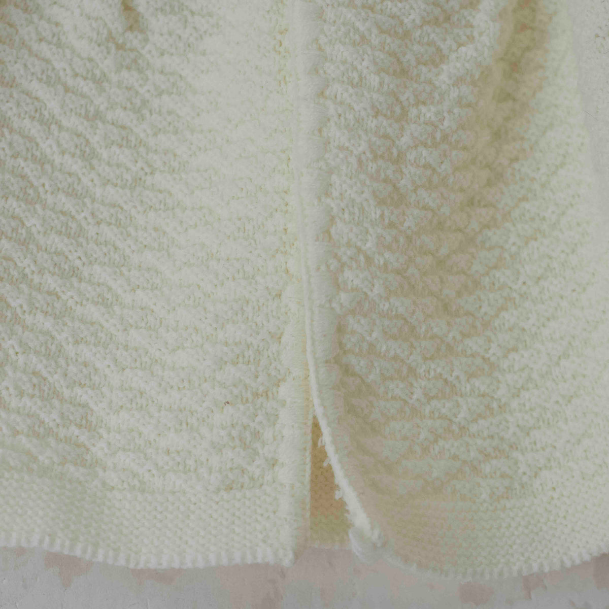 Knitted top in light yellow | 3-6 months 