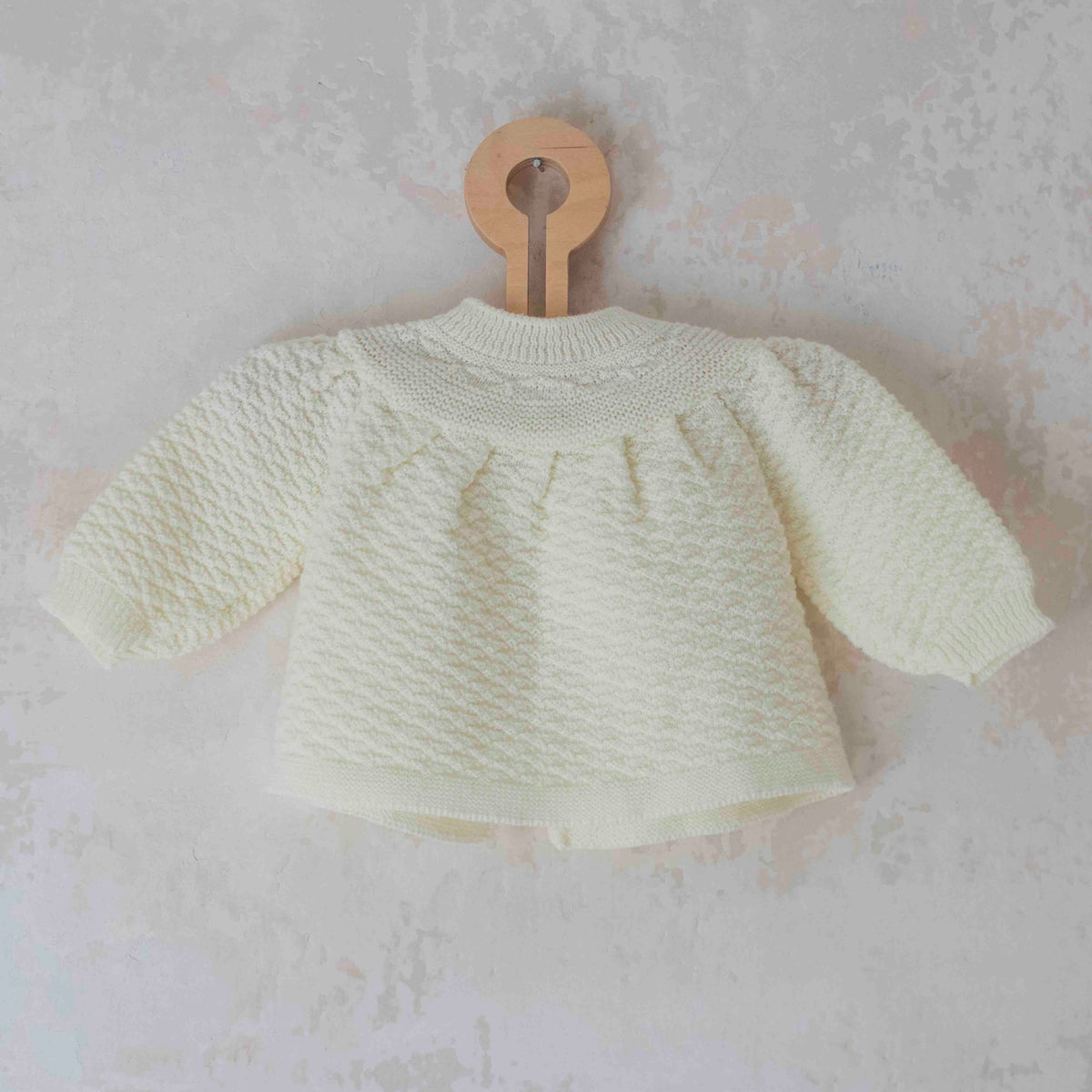 Knitted top in light yellow | 3-6 months 