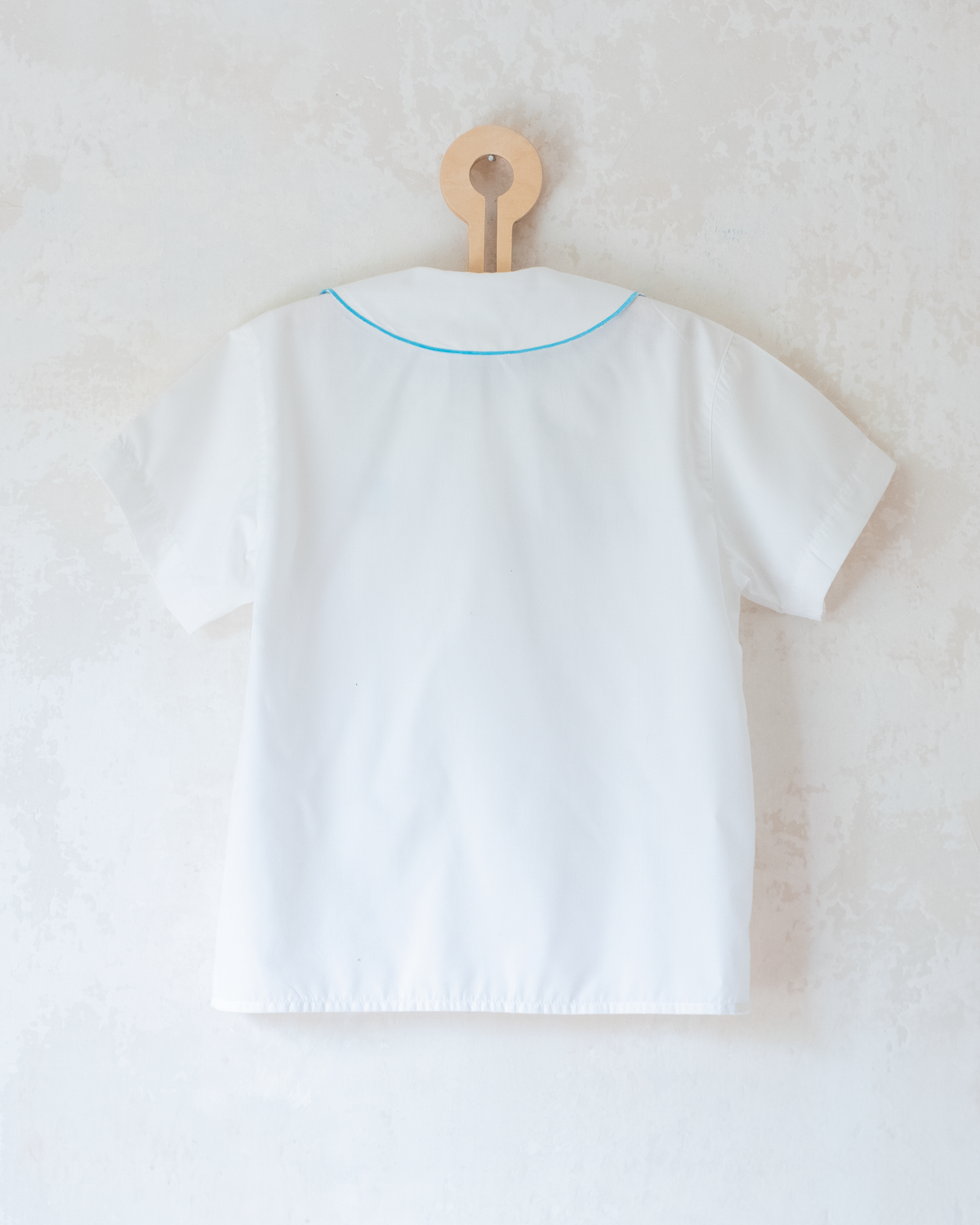 White shirt with summer embroidery | 6-7 years