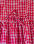 שמלת פיקניק משבצות אדומות | 3-4 שנים