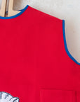 שמלה אדומה עם חתול | דד סטוק מהסיקסטיז | 9-12 חודשים