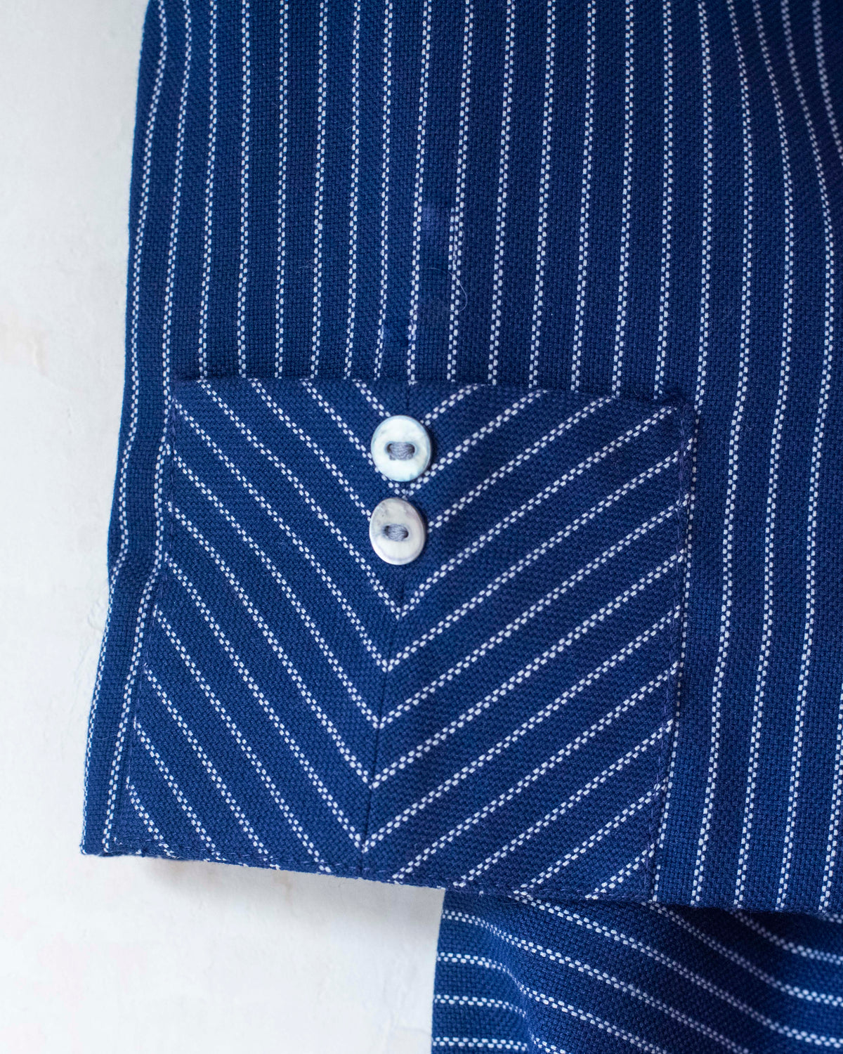 Blue striped set | Dead stock from the sixties | 18-24 months