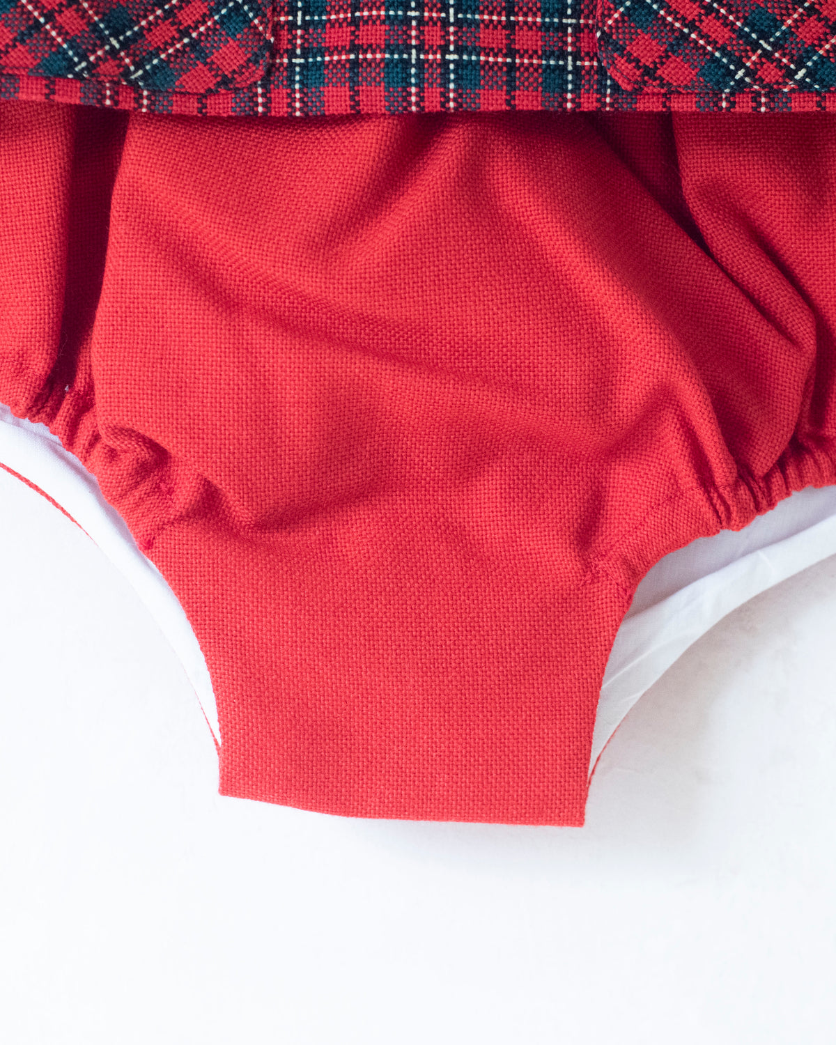 Red Plaid Set | Dead Stock from the Sixties | 18-24 Months
