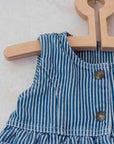 שמלת ג׳ינס עם פסים מבית אושקוש | 12-18 חודשים