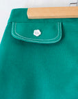 חצאית סיקסטיז ירוקה | 8-9 שנים