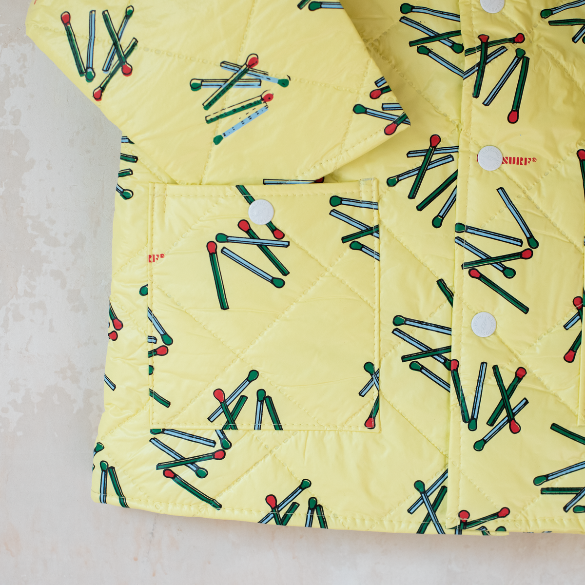 Yellow raincoat with matches | 5-6 years 