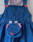 שמלת ג׳ינס נוסטלגית עם תיק קטנטן | 6-7 שנים