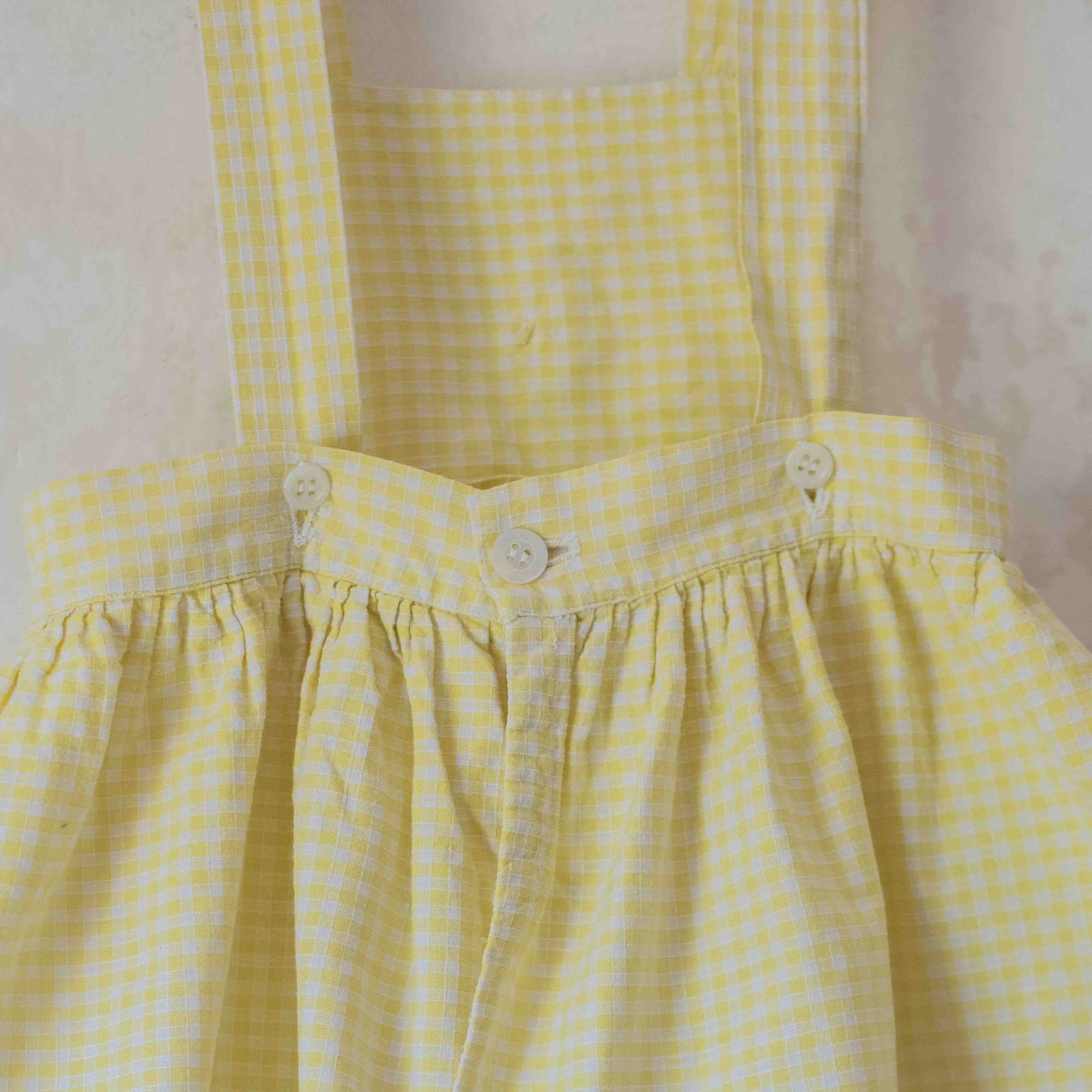 שמלה צהובה משנות ה50 | 6-9 חודשים