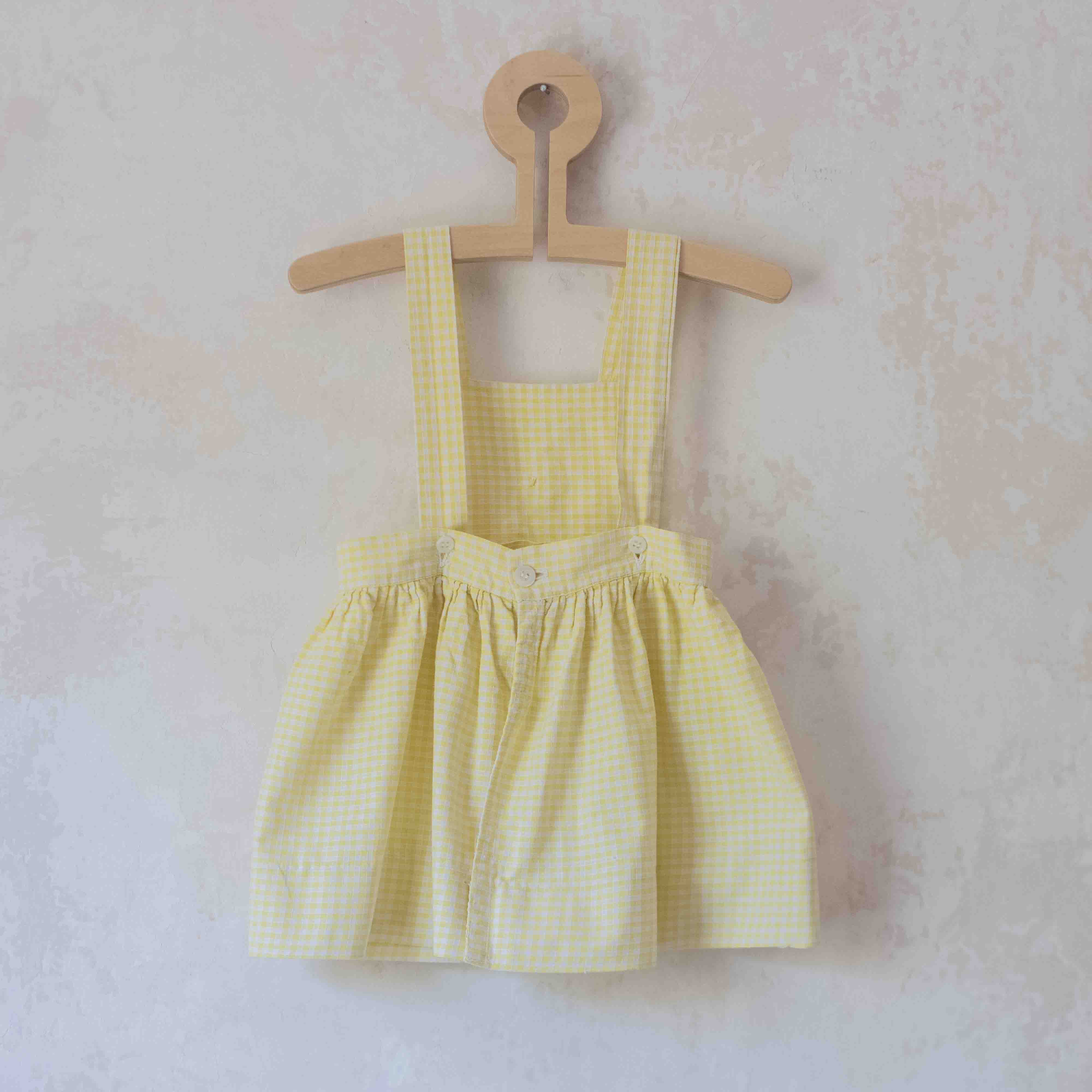 שמלה צהובה משנות ה50 | 6-9 חודשים