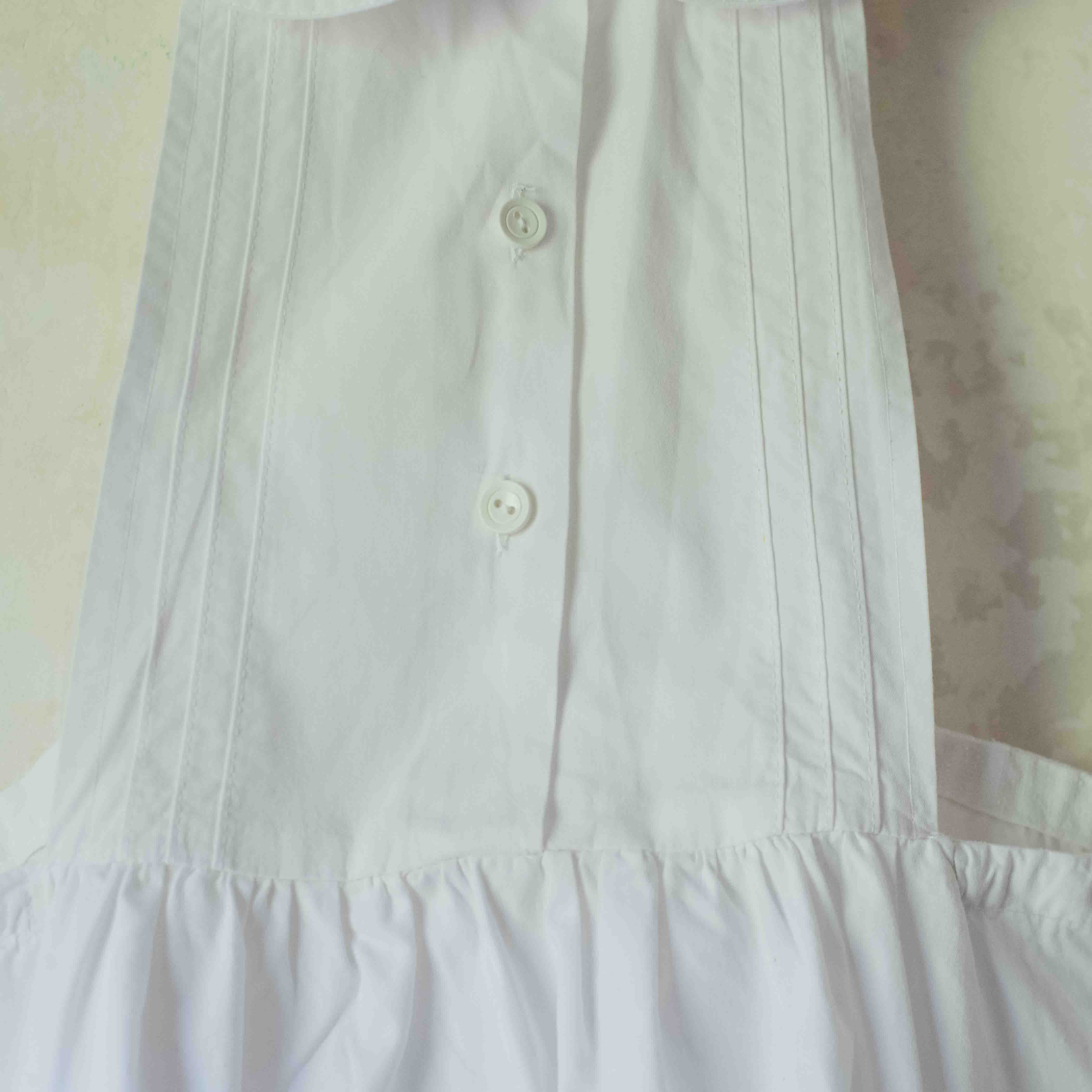 שמלה לבנה בגזרה מהממת | 6-7 שנים