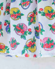 שמלת סלסלאות תפוחים ורקמה | 12-18 חודשים