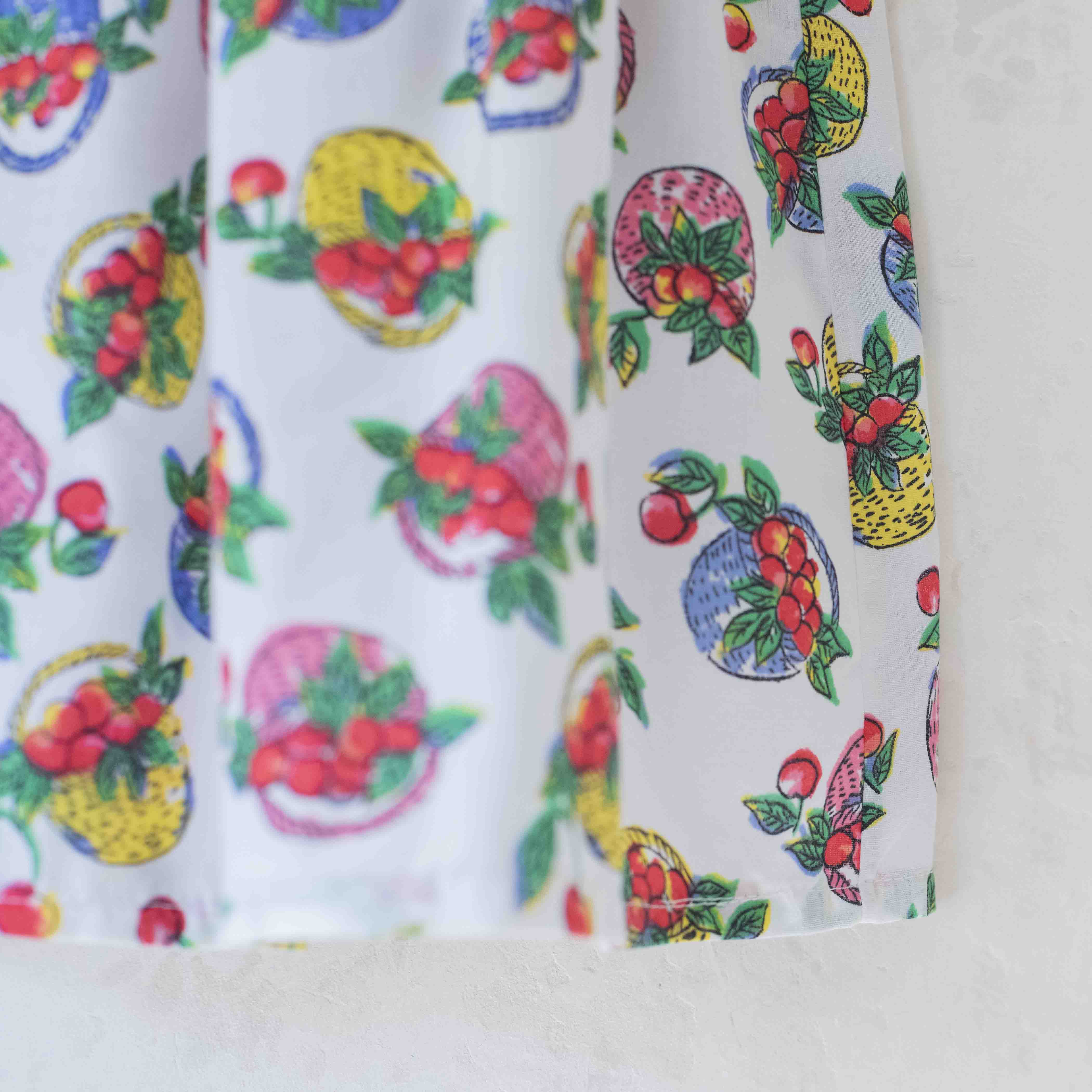 שמלת סלסלאות תפוחים ורקמה | 12-18 חודשים