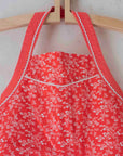 שמלת קולר אדומה משנות ה60 | 2-3 שנים