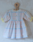 שמלת משבצות פסטל איב סאן לורן | 12-18 חודשים