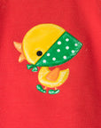 שמלה אדומה עם אפרוח - oda-paam.com
