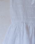 שמלה לבנה רקומה | 7-8 שנים