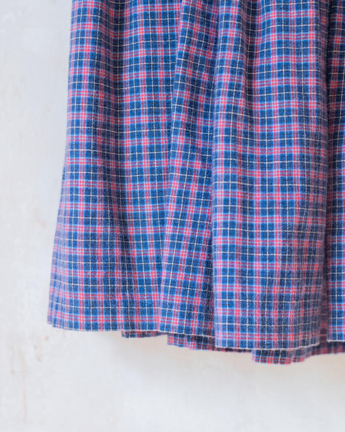 Plaid dress with embroidery | 7-8 years