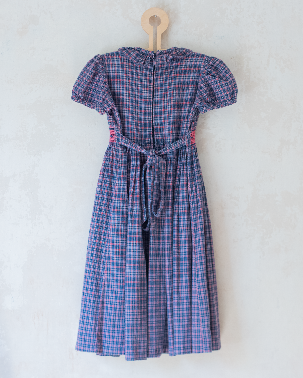 Plaid dress with embroidery | 7-8 years