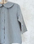חולצת משבצות צווארון - oda-paam.com